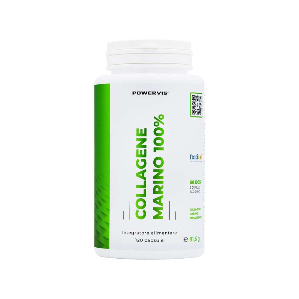 COLLAGENE MARINO 100% - Integratore alimentare a base di Collagene Marino Certificato Naticol®
