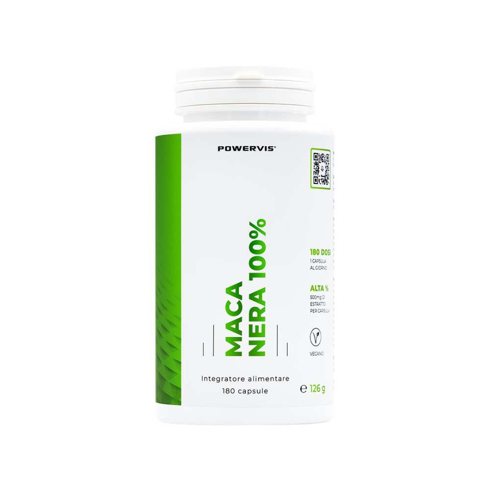 MACA NERA 100% - Integratore alimentare a base di Estratto di Maca Nera