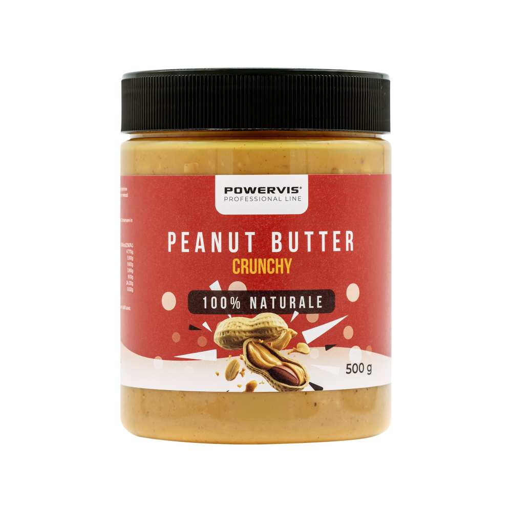 PEANUT BUTTER CRUNCHY - Burro di Arachidi 100% Naturale