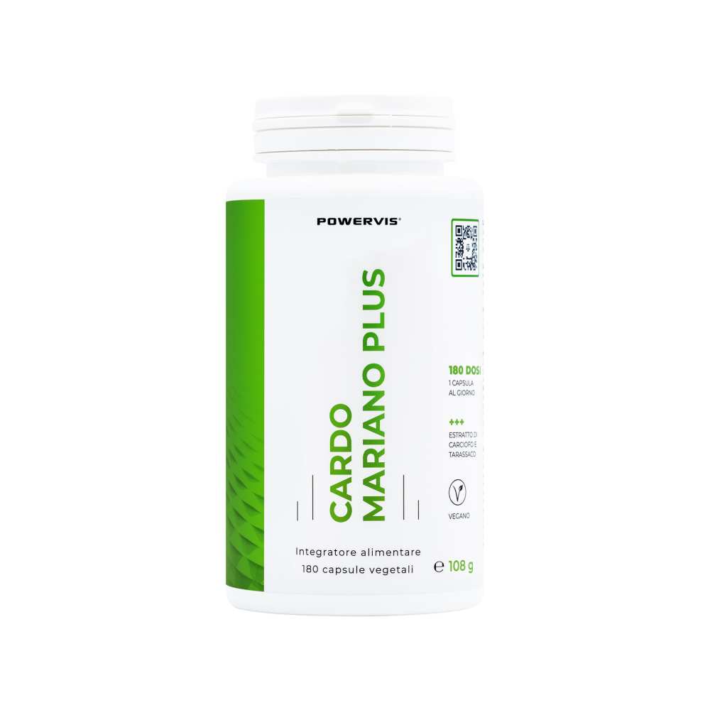 CARDO MARIANO PLUS - Integratore alimentare a base di Estratto di Cardo Mariano, Carciofo e Tarassaco