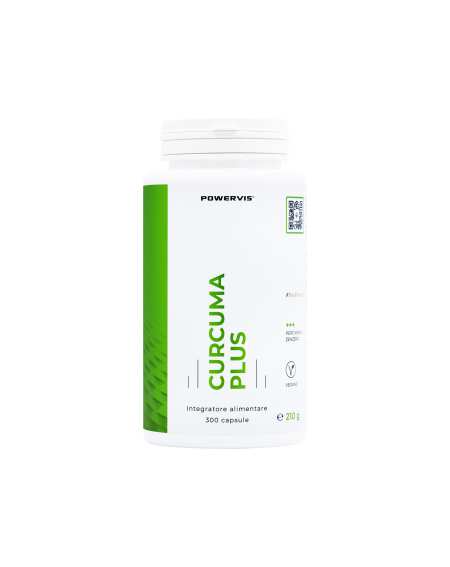 CURCUMA PLUS - Integratore alimentare a base di Curcuma, BioPerine® e Zenzero