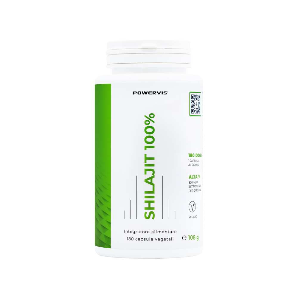 SHILAJIT 100% - Integratore alimentare a base di Estratto Puro di Shilajit Himalayano 40:1