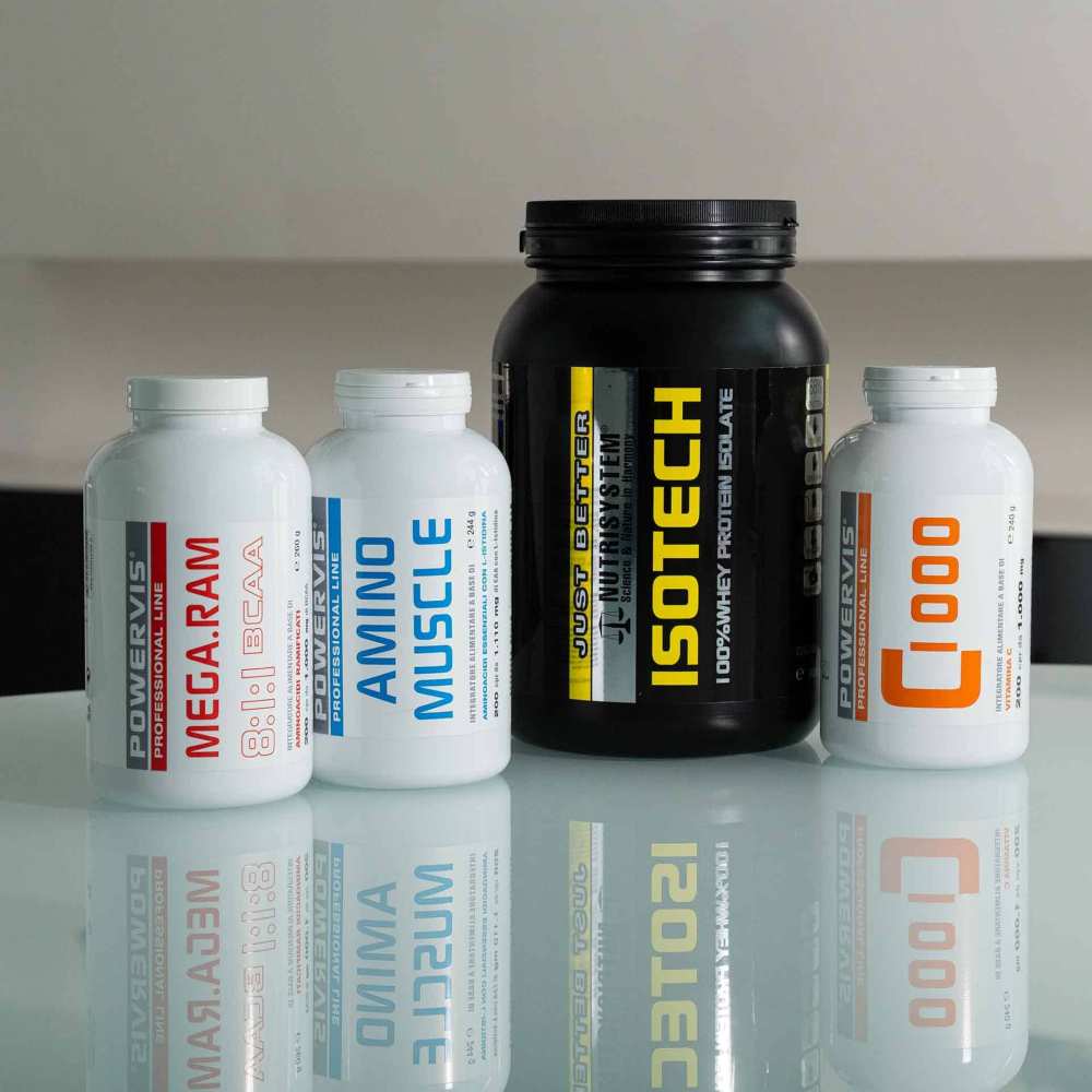 Pacchetto Avanzato - Isotech 800g + Mega Ram 8:1:1 + C1000 60 cpr + Amino Muscle