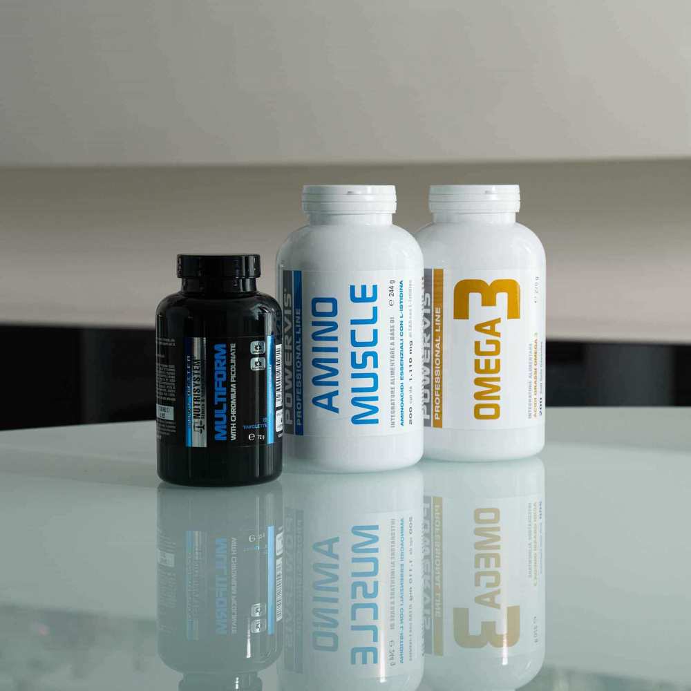 Pacchetto Essenziale - Omega 3 90 Softgel + Multiform + Amino Muscle