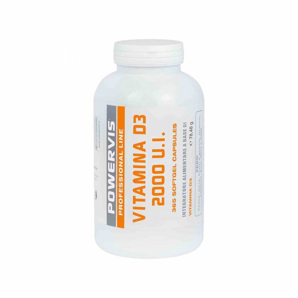 VITAMINA D3 - Integratore di Vitamina D3 2000 U.I. in Softgel