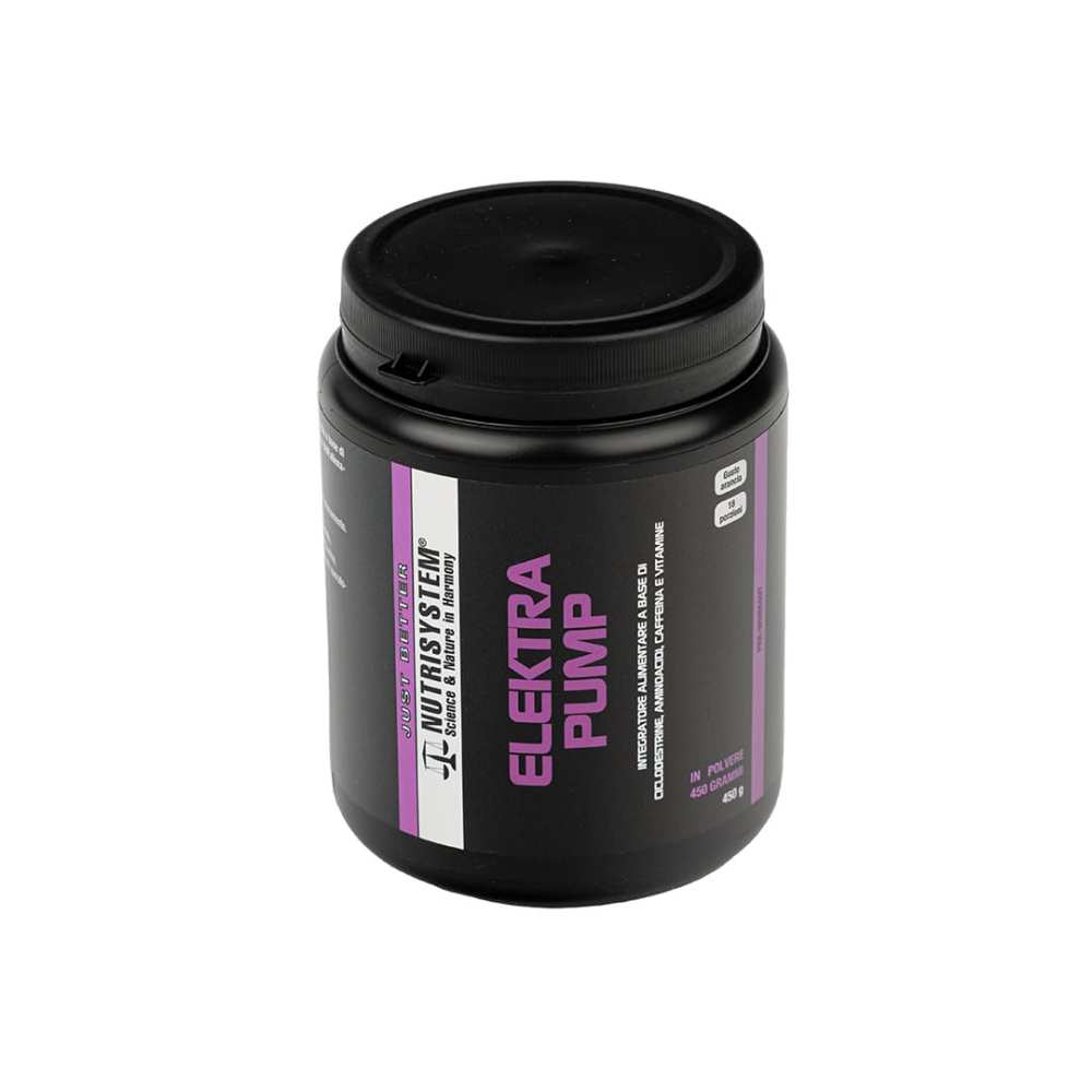 ELEKTRA PUMP - Pre workout a base di Caffeina, Aminoacidi, Ciclodestrine Cluster Dextrin™ e Vitamine