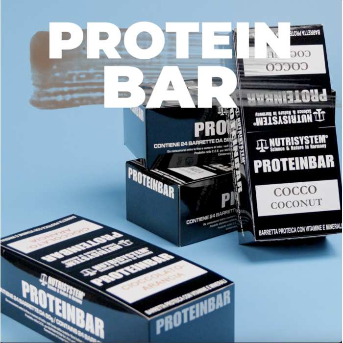 PROTEIN BAR - Barrette Proteiche con 17g di Proteine del Latte