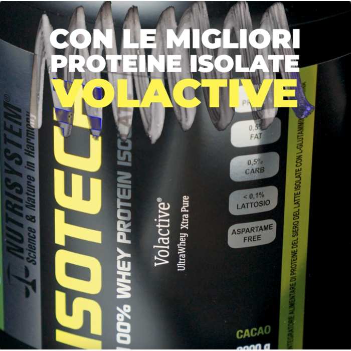 ISOTECH - Proteine Isolate Volactive® XTRA PURE con Glutammina, Taurina e Vitamine