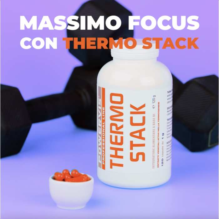 THERMO STACK - Termogenico Pre Workout in Capsule